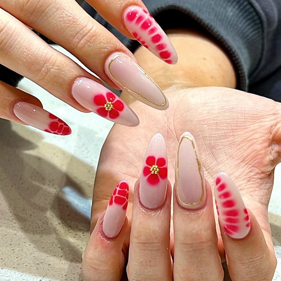 Red design set